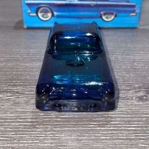 VINTAGE AVON THUNDERBIRD ‘55 Blue Deep Woods After Shave Bottle Full 2FL OZ. - Picture 4 of 9